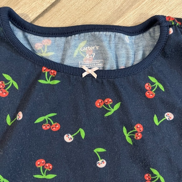 Carters girls pajama and matching doll pj set - 6-7 small - Picture 3 of 3